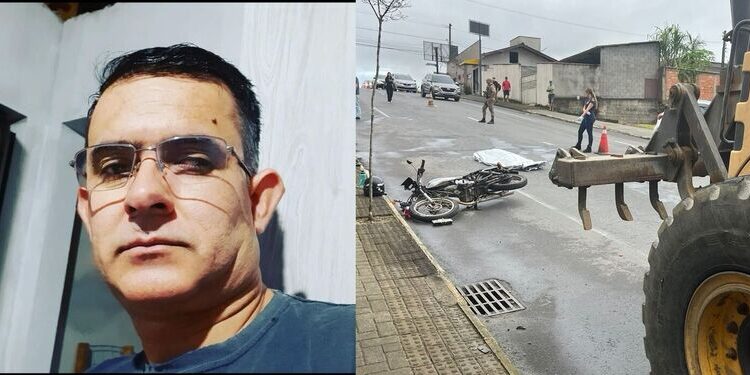 Identificado motociclista que morreu após bater contra patrola em Jaraguá do Sul