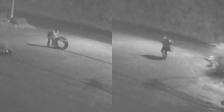 [Vídeo] Ladrões furtam fiação de telefonia em Guaramirim