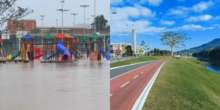 Imprensa nacional destaca Via Verde, de Jaraguá, como instrumento modelo de combate às enchentes