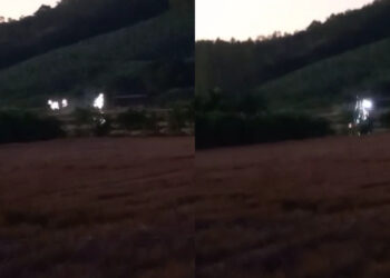 [Vídeo] Faíscas na rede elétrica chamam a atenção em Massaranduba