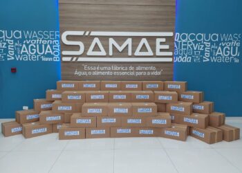 Jaraguá do Sul envia copos de água para o Rio Grande do Sul