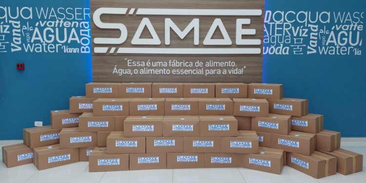 Jaraguá do Sul envia copos de água para o Rio Grande do Sul