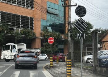 Iluminação na rotatória de quadra da Malwee, em Jaraguá, será no início de junho