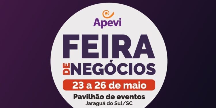 Feira de Negócios Apevi acontece neste mês em Jaraguá do Sul