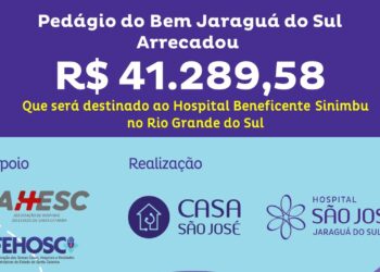 Pedágio do Bem arrecada R$ 41 mil em Jaraguá do Sul