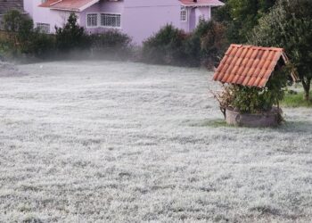 [Fotos] SC registra -5,3°C nesta sexta-feira (31)
