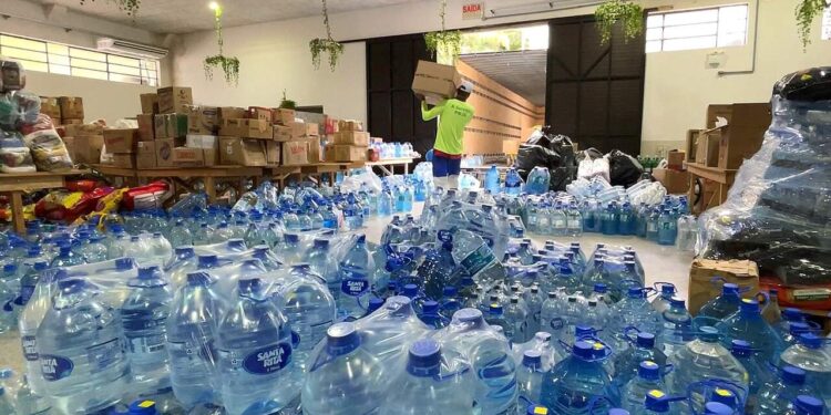 Jaraguá do Sul já enviou mais de 350 toneladas de donativos ao Rio Grande do Sul
