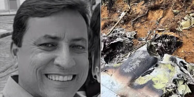 Identificados piloto e empresário que morreram em queda de avião em SC