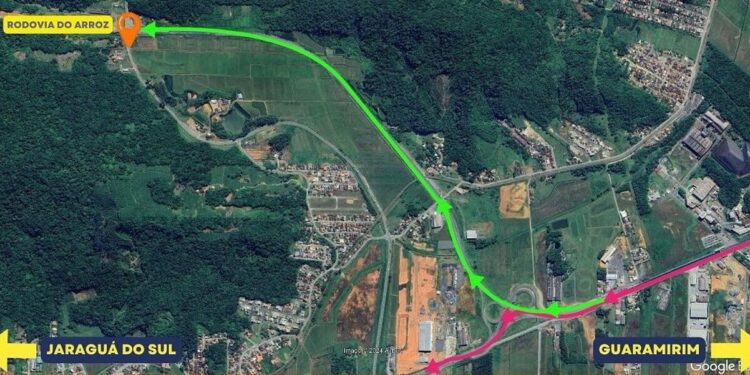Trecho duplicado da BR-280 será liberado hoje em Guaramirim