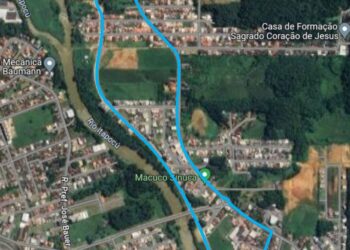 Inicia na segunda-feira (24) implantação do binário no trecho II da Rua 13 de Maio, em Jaraguá do Sul