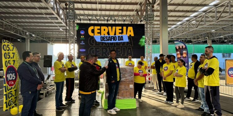 “Desafio da Cerveja” da 105 FM começa no Cooper Atacarejo, em Jaraguá do Sul