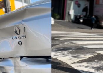 Mulheres são atendidas após acidente entre dois carros no Centro de Jaraguá do Sul