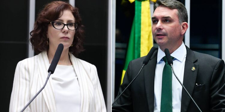 Ministro do STF mantém multa contra Flávio Bolsonaro e Zambelli por vídeo sobre Lula