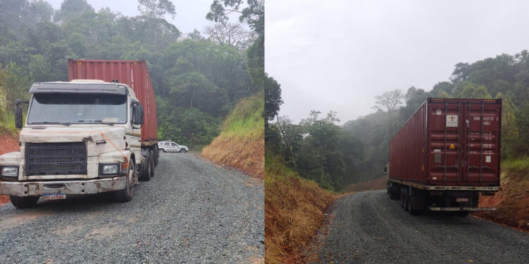 Motorista de caminhão roubado em Guaramirim é encontrado em Joinville