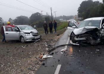 [Vídeo] Condutor invade a contramão e morre em acidente no Norte de SC