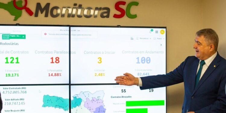 Lunelli lança plataforma que acompanha em tempo real o andamento das obras em SC