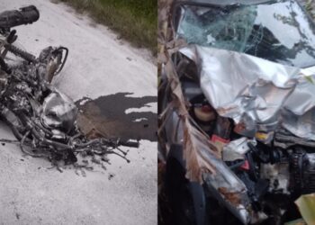 [Vídeo] Motociclista morre após ser atingido por carro na BR-280, em Araquari