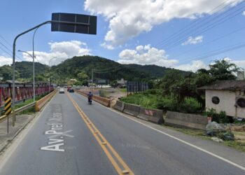 Ponte do Portal, entre Jaraguá e Guaramirim, estará em meia pista a partir de quinta-feira (04)