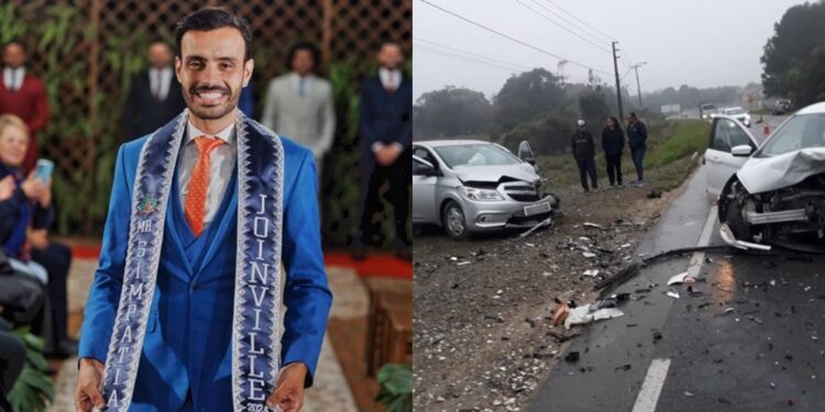 Homem que morreu em acidente na SC-415 era Mister Simpatia de Joinville