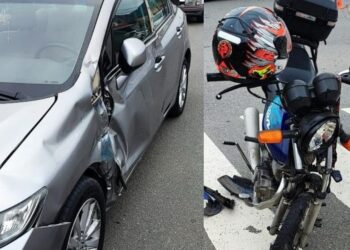 Adolescente de 16 anos causa acidente e motociclista fica ferida em Jaraguá do Sul