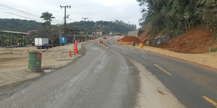 Trecho da SC-108, em Guaramirim, fica totalmente interditado nesta sexta-feira (02)