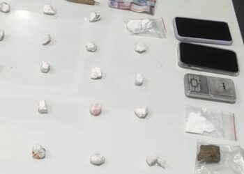 Jovem é preso por tráfico de drogas em Corupá