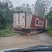 Carreta tranca via entre Massaranduba e Jaraguá do Sul