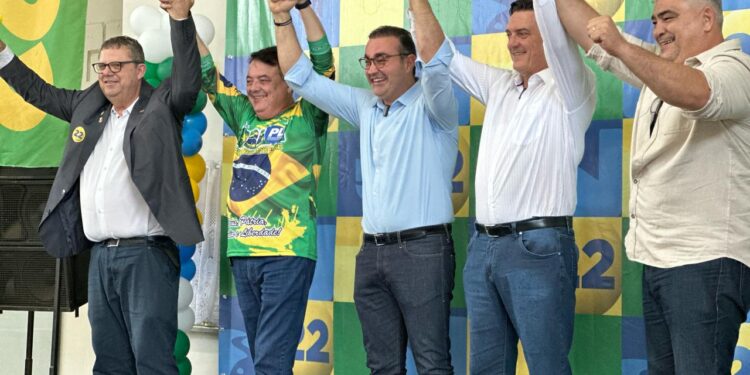 Convenção do PL oficializa Adriano Zimmermann e Dênis Lunelli à Prefeitura de Guaramirim