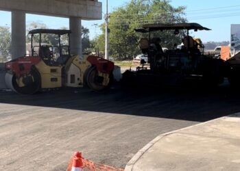 Obras do viaduto do Guamiranga, em Guaramirim, entram na reta final