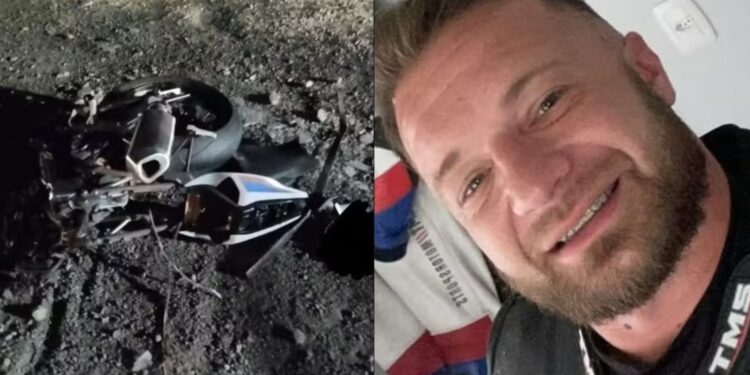 Motociclista morre e idosa fica gravemente ferida em acidente na BR-470, em SC