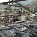 Quiosque de lanches pega fogo e fica destruído no Pico Malwee, em Jaraguá do Sul