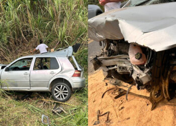 [Fotos e vídeo] Gravíssimo acidente é registrado na BR-280, em Jaraguá do Sul