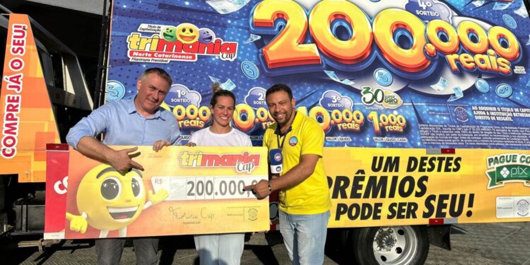 Jaraguaense ganha R$ 200 mil na Trimania