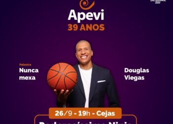 Apevi celebra 39 anos com palestra com Douglas Viegas – O Poderosíssimo Ninja