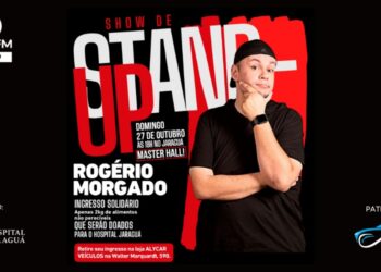 Rogério Morgado faz show gratuito com ingresso solidário em Jaraguá do Sul