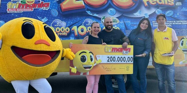 Jaraguaense fatura R$ 200 mil na Trimania