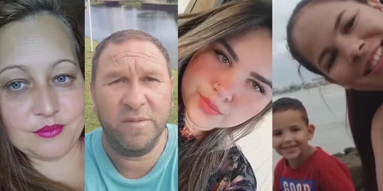 Cinco pessoas da mesma família morrem em acidente na BR-280, em Porto União
