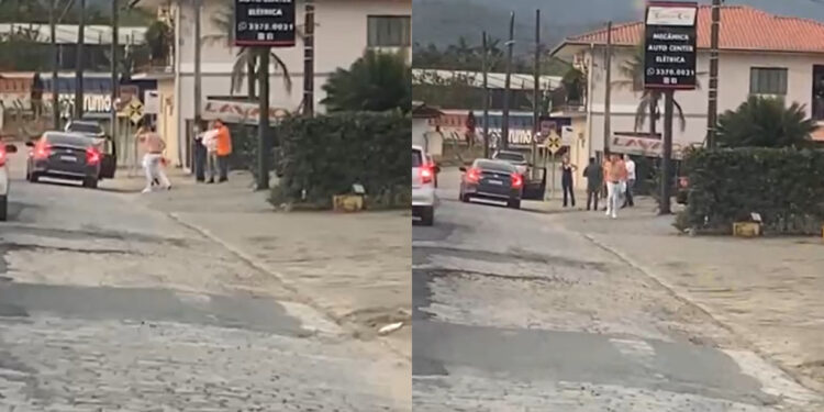 [Vídeo] Candidatos brigam e caso termina em chicotadas em Corupá