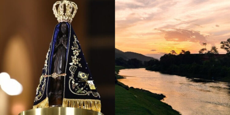 Dia de Nossa Senhora Aparecida: Imagem da santa passará pelo rio na Via Verde em Jaraguá