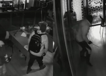 [Vídeo] Transportadora de Jaraguá do Sul é invadida e ladrões furtam R$ 100 mil em produtos e dinheiro