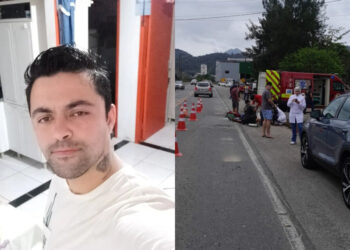 Ciclista que foi atingido por tubo de ferro em Guaramirim morre no hospital