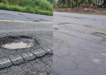 [Vídeo] Buracos na SC-108 geram risco de acidentes e danos em veículos