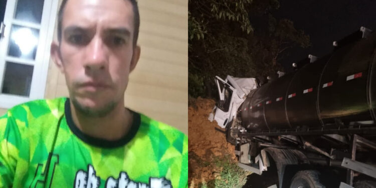 Identificado motorista que morreu após caminhão bater contra barranco na Serra Dona Francisca, em Joinville