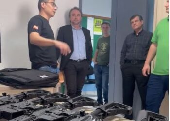 [Vídeo] Polícia Civil de Jaraguá do Sul recebe cinco fuzis israelenses