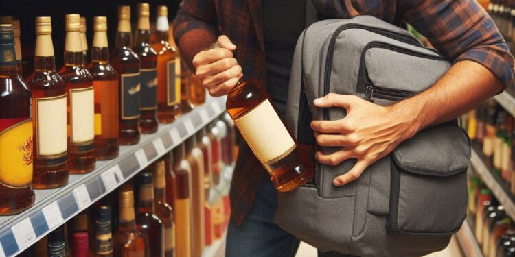 Casal furta 14 garrafas de Jack Daniels em Jaraguá do Sul