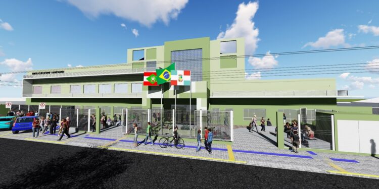 Nova Escola Guilherme Hanemann, em Jaraguá do Sul, será entregue em 2025