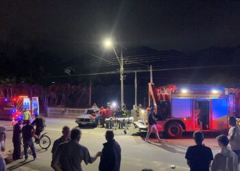 Homem fica ferido após acidente entre dois carros em Jaraguá do Sul