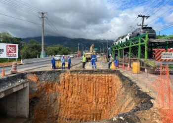 ‘Curiosidade’ gera trânsito e forma fila quilométrica em Guaramirim