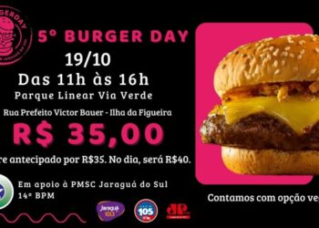 Quinta edição do BurgerDay ocorre neste mês em Jaraguá do Sul