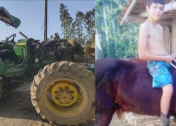 Adolescente de 14 anos morre após trator capotar em SC